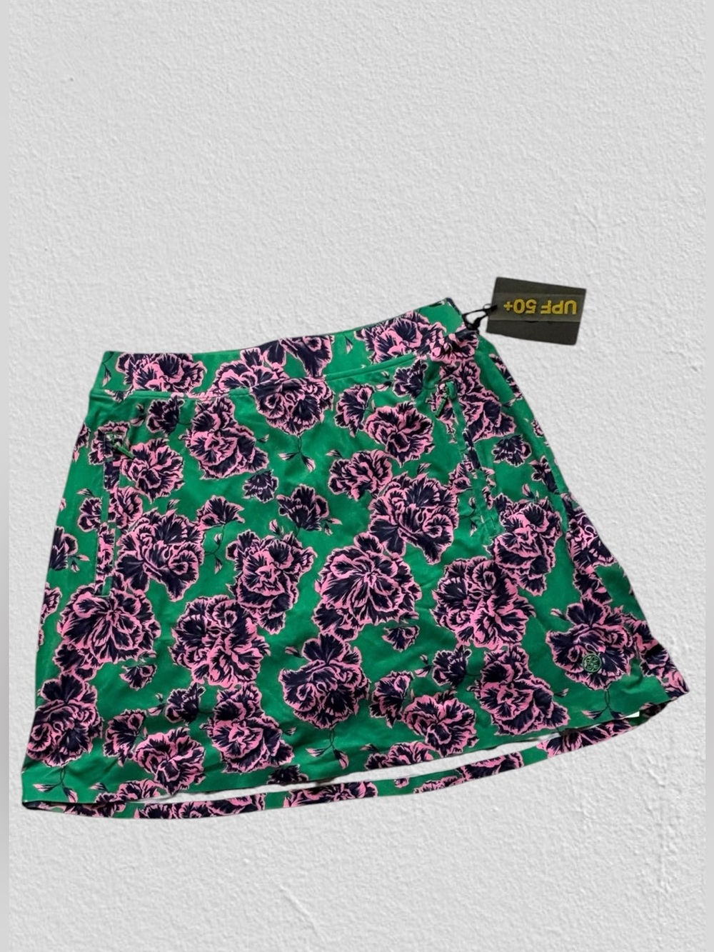 G/Fore Women’s Golf Skort Surf Green Floral Print Size Small Retail $165 - Picture 6 of 6